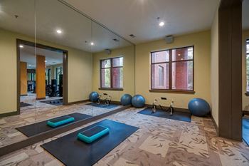 Yoga and stretch studio